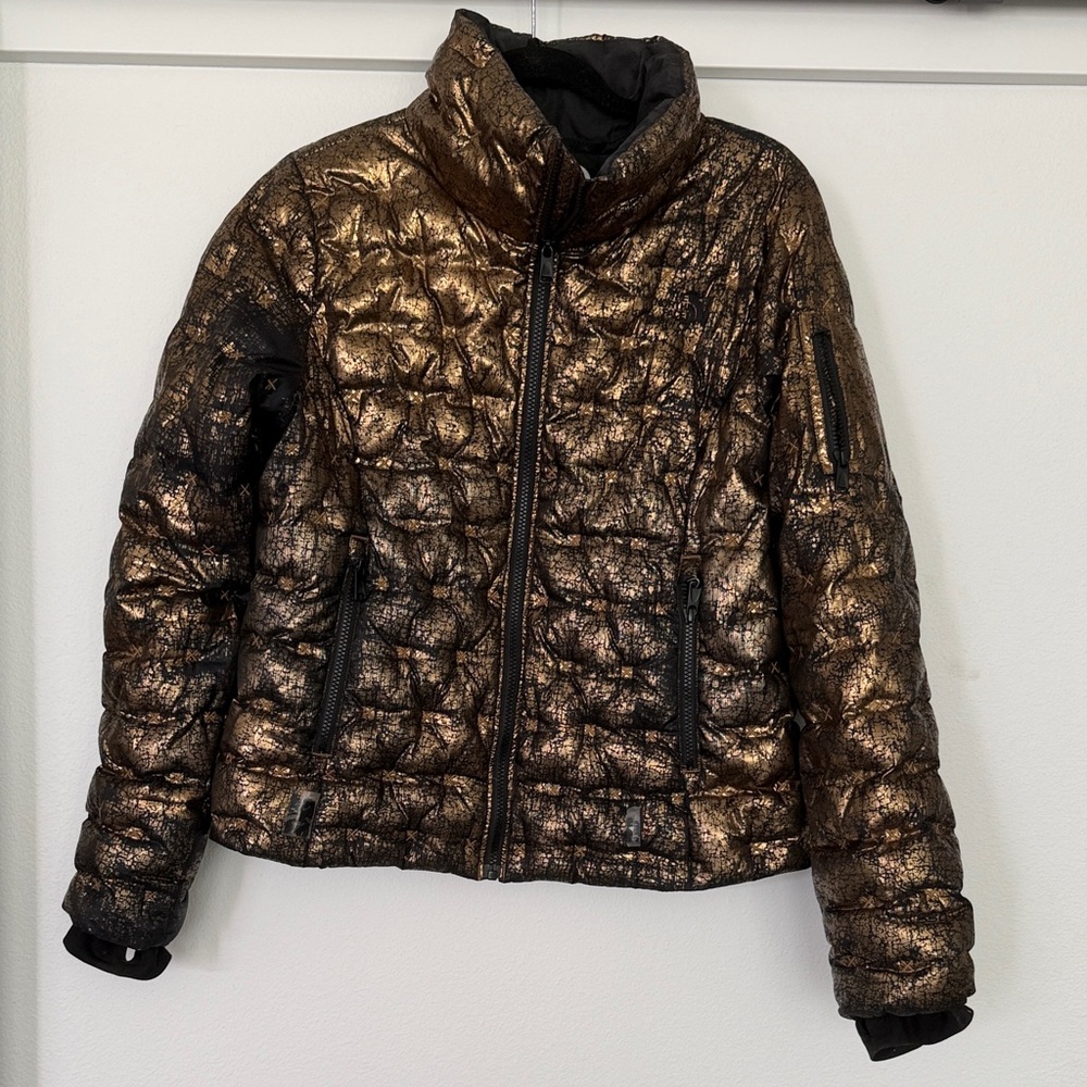 The North Face Shimmering Bronze Puffer Jacket
